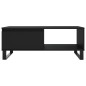 vidaXL Mesa de centro madera de ingeniería negro 90x60x35 cm vidaXL Mesa de centro madera de ingeniería negro 90x60x35 cm