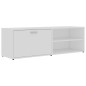 vidaXL Mueble para TV madera contrachapada blanco 120x34x37 cm