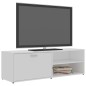 vidaXL Mueble para TV madera contrachapada blanco 120x34x37 cm