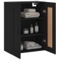 vidaXL Armario de pared madera de ingeniería negro 69,5x34x90 cm vidaXL Armario de pared madera de ingeniería negro 69,5x34x90 cm