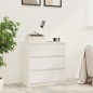 vidaXL Mesita de noche madera maciza de mango blanco 60x36x64 cm vidaXL Mesita de noche madera maciza de mango blanco 60x36x64 cm