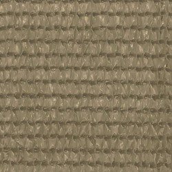 vidaXL Toldo para balcón HDPE gris taupe 120x500 cm