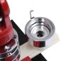 vidaXL Máquina de hacer insignias con 500 piezas de chapas 25 mm