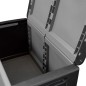 vidaXL Baúl de almacenaje jardín gris oscuro y negro 230 L 96x53x57 cm vidaXL Baúl de almacenaje jardín gris oscuro y negro 230 L 96x53x57 cm