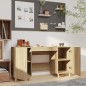 vidaXL Escritorio madera contrachapada roble Sonoma 140x50x75 cm vidaXL Escritorio madera contrachapada roble Sonoma 140x50x75 cm