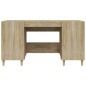 vidaXL Escritorio madera contrachapada roble Sonoma 140x50x75 cm vidaXL Escritorio madera contrachapada roble Sonoma 140x50x75 cm