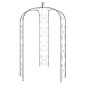 vidaXL Arco de jardín acero negro Ø180x255 cm vidaXL Arco de jardín acero negro Ø180x255 cm