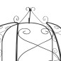 vidaXL Arco de jardín acero negro Ø180x255 cm vidaXL Arco de jardín acero negro Ø180x255 cm
