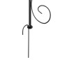 vidaXL Arco de jardín acero negro Ø180x255 cm vidaXL Arco de jardín acero negro Ø180x255 cm