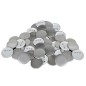 vidaXL Máquina de hacer insignias con 500 piezas de chapas 25 mm
