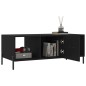 vidaXL Mesa de centro madera contrachapada negro 102x50x40 cm vidaXL Mesa de centro madera contrachapada negro 102x50x40 cm