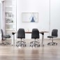 vidaXL Sillas de comedor 6 unidades tela gris oscuro vidaXL Sillas de comedor 6 unidades tela gris oscuro