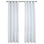 vidaXL Cortinas opacas anillas de metal 2 pzs blanco crudo 140x175 cm vidaXL Cortinas opacas anillas de metal 2 pzs blanco crudo 140x175 cm