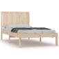vidaXL Estructura de cama madera maciza de pino 100x200 cm vidaXL Estructura de cama madera maciza de pino 100x200 cm