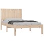 vidaXL Estructura de cama madera maciza de pino 100x200 cm vidaXL Estructura de cama madera maciza de pino 100x200 cm