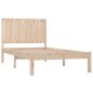 vidaXL Estructura de cama madera maciza de pino 100x200 cm vidaXL Estructura de cama madera maciza de pino 100x200 cm