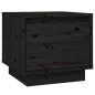 vidaXL Mesitas de noche 2 uds madera maciza de pino negro 35x34x32 cm vidaXL Mesitas de noche 2 uds madera maciza de pino negro 35x34x32 cm