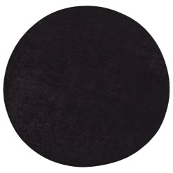 vidaXL Alfombra lavable antideslizante gris antracita φ120 cm