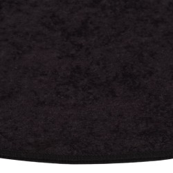 vidaXL Alfombra lavable antideslizante gris antracita φ120 cm