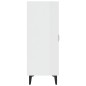 vidaXL Aparador de madera contrachapada blanco brillante 70x34x90 cm vidaXL Aparador de madera contrachapada blanco brillante 70x34x90 cm