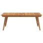 vidaXL Mesa de jardín madera maciza de acacia 200x90x75 cm vidaXL Mesa de jardín madera maciza de acacia 200x90x75 cm