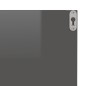 vidaXL Estantes de pared 2 unidades gris brillo 40x11,5x18 cm vidaXL Estantes de pared 2 unidades gris brillo 40x11,5x18 cm