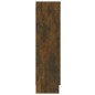 vidaXL Vitrina madera contrachapada roble ahumado 82,5x30,5x115 cm vidaXL Vitrina madera contrachapada roble ahumado 82,5x30,5x115 cm