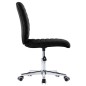 vidaXL Sillas de comedor 4 unidades tela negro