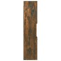 vidaXL Armario de baño madera contrachapada roble ahumado 30x30x130 cm vidaXL Armario de baño madera contrachapada roble ahumado 30x30x130 cm