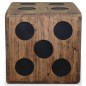 vidaXL Caja de almacenamiento madera mindi 40x40x40 cm diseño de dado vidaXL Caja de almacenamiento madera mindi 40x40x40 cm diseño de dado