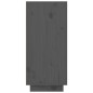 vidaXL Aparador de madera maciza de pino gris 111x34x75 cm vidaXL Aparador de madera maciza de pino gris 111x34x75 cm