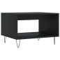 vidaXL Mesa de centro madera de ingeniería negra 60x50x40 cm vidaXL Mesa de centro madera de ingeniería negra 60x50x40 cm