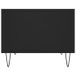 vidaXL Mesa de centro madera de ingeniería negra 60x50x40 cm vidaXL Mesa de centro madera de ingeniería negra 60x50x40 cm