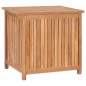 vidaXL Caja de almacenaje de jardín madera maciza de teca 60x50x58 cm vidaXL Caja de almacenaje de jardín madera maciza de teca 60x50x58 cm