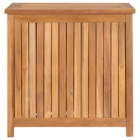 vidaXL Caja de almacenaje de jardín madera maciza de teca 60x50x58 cm