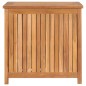 vidaXL Caja de almacenaje de jardín madera maciza de teca 60x50x58 cm vidaXL Caja de almacenaje de jardín madera maciza de teca 60x50x58 cm