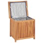 vidaXL Caja de almacenaje de jardín madera maciza de teca 60x50x58 cm vidaXL Caja de almacenaje de jardín madera maciza de teca 60x50x58 cm