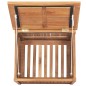 vidaXL Caja de almacenaje de jardín madera maciza de teca 60x50x58 cm vidaXL Caja de almacenaje de jardín madera maciza de teca 60x50x58 cm
