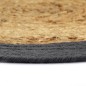 vidaXL Mantel individual 6 uds yute y algodón natural antracita 38 cm vidaXL Mantel individual 6 uds yute y algodón natural antracita 38 cm
