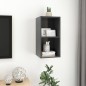 vidaXL Mueble de pared para TV madera contrachapada gris 37x37x72 cm vidaXL Mueble de pared para TV madera contrachapada gris 37x37x72 cm