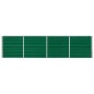 vidaXL Jardinera elevada de acero galvanizado verde 320x40x77 cm vidaXL Jardinera elevada de acero galvanizado verde 320x40x77 cm