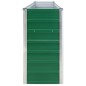 vidaXL Jardinera elevada de acero galvanizado verde 320x40x77 cm vidaXL Jardinera elevada de acero galvanizado verde 320x40x77 cm