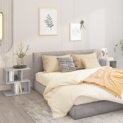 vidaXL Mesitas noche 2 uds contrachapada gris Sonoma 50x30x51,5 cm