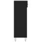 vidaXL Zapatero madera de ingeniería negro 60x35x105 cm vidaXL Zapatero madera de ingeniería negro 60x35x105 cm