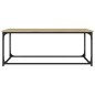 vidaXL Mesa de centro madera y hierro roble Sonoma 102x50x40 cm vidaXL Mesa de centro madera y hierro roble Sonoma 102x50x40 cm