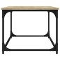 vidaXL Mesa de centro madera y hierro roble Sonoma 102x50x40 cm vidaXL Mesa de centro madera y hierro roble Sonoma 102x50x40 cm