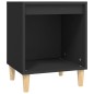 vidaXL Mesita de noche madera contrachapada negro 40x35x50 cm vidaXL Mesita de noche madera contrachapada negro 40x35x50 cm