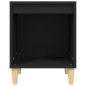 vidaXL Mesita de noche madera contrachapada negro 40x35x50 cm vidaXL Mesita de noche madera contrachapada negro 40x35x50 cm
