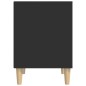 vidaXL Mesita de noche madera contrachapada negro 40x35x50 cm vidaXL Mesita de noche madera contrachapada negro 40x35x50 cm