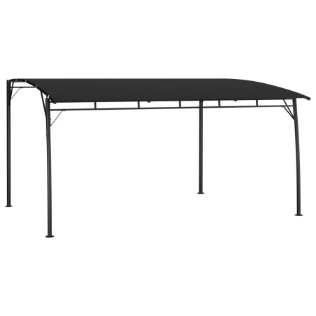 vidaXL Toldo parasol de jardín gris antracita 4x3x2,55 m